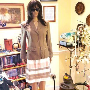 Talbots lined Blazer size 4 & OBF skirt size 6